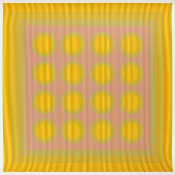 Julian Stanczak (American, 1928-2017) "Spinning Clusters"