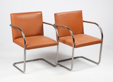 Pair of Vintage Mies van der Rohe Brno Chairs