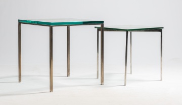 Florence Side Table & Steel / Glass Top Table
