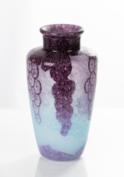 Charder Le Verre Francais Acid Cut-Back Vase