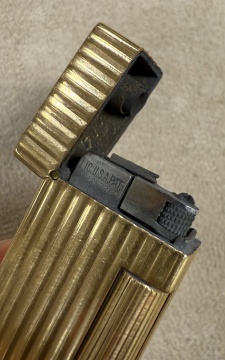 Dunhill & Clark 14K Gold Lighters & 14K Gold Snuff Box