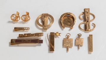 14K Gold Money Clips & Charms