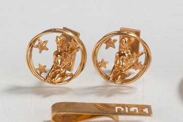 14K Gold Money Clips & Charms