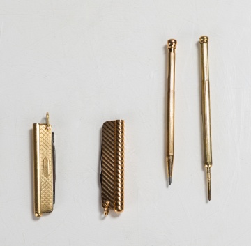 14K Gold Pocket Knives