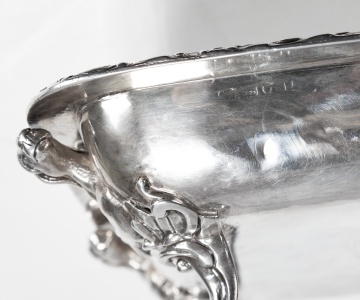 George III Sterling Silver Serving Dish and Cover