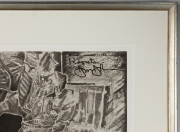 Jasper Johns (American, b. 1930) Regrets, 2014