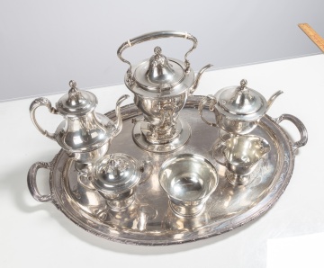 Tiffany & Co. Sterling Silver Coffee & Tea Service with Serving Tray