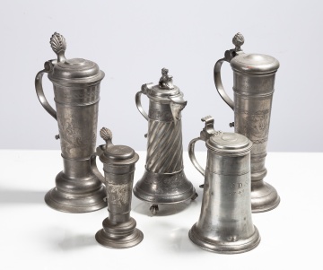 Swedish Pewter Steins