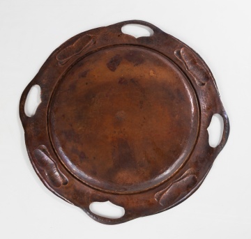 Stickley, The Craftsman Workshop, Hammered Copper Tray