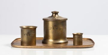 Roycroft Three-Piece Smokers Set & Tray