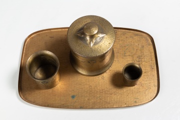 Roycroft Three-Piece Smokers Set & Tray