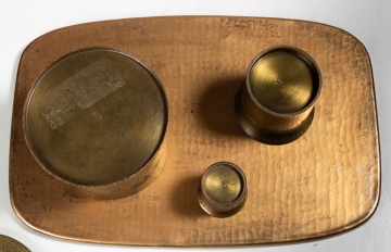 Roycroft Three-Piece Smokers Set & Tray