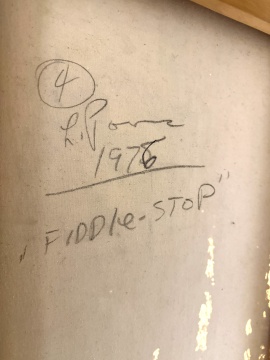 Larry Poons (American, b. Japan 1937) "Fiddle Stop"