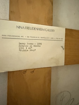 Larry Poons (American, b. Japan 1937) "Fiddle Stop"