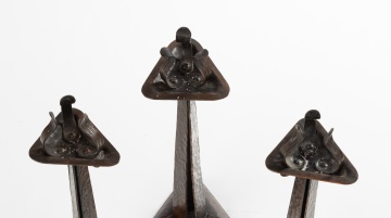 Buffalo Arts & Crafts Copper Candlesticks