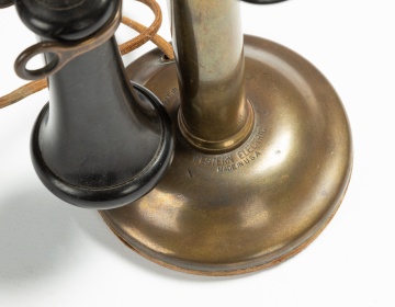 Western Electric Brass Candlestick Telephone