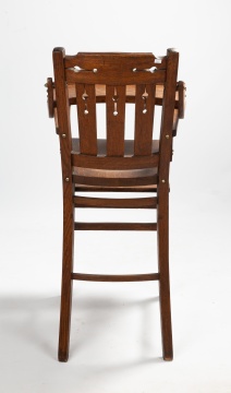 Arts & Crafts Oak Child's High Chair