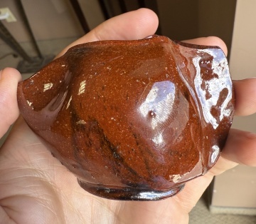 Two George Edgar Ohr (American, 1857-1918) Pieces