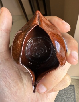 Two George Edgar Ohr (American, 1857-1918) Pieces