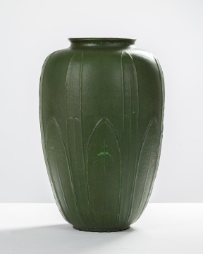 Large Grueby Faience Vase
