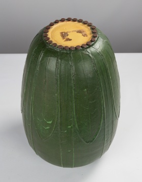 Large Grueby Faience Vase