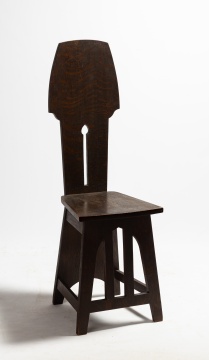 Early Stickley Brothers Cutout Side Chair