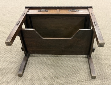 Gustav Stickley Leather Top Writing Desk