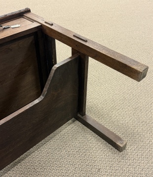 Gustav Stickley Leather Top Writing Desk