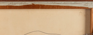 Alice Baber (American, 1928-1982) "Green Around Green"