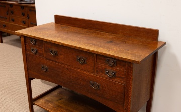 Gustav Stickley, Harvey Ellis Oak Sideboard No. 800