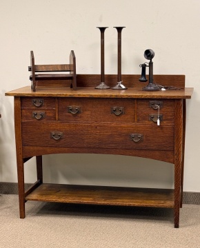 Gustav Stickley, Harvey Ellis Oak Sideboard No. 800