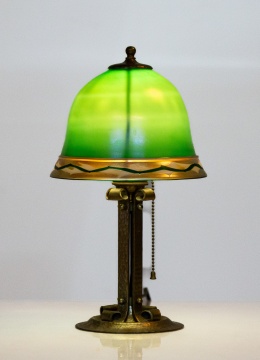 Roycroft & Steuben Table Lamp