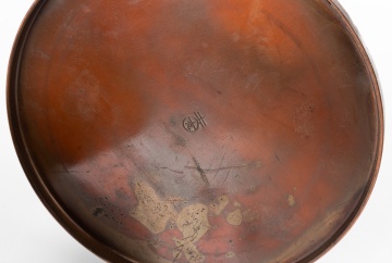 Roycroft Hammered Copper Helmet Lamp, Model 902