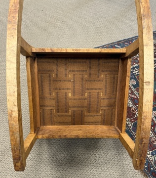 Roycroft Bird's Eye Maple Rocking Chair (from Roycroft Inn)