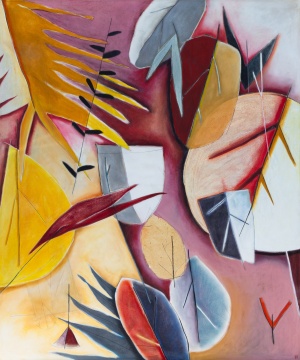 Emmi Whitehorse (Native American/Dine, b. 1957) "Rincon Marquez - Late Summer"