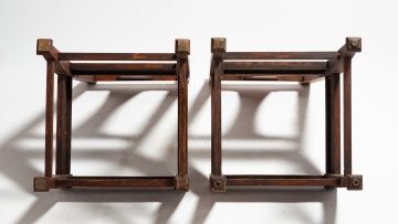 Pair of Roycroft Corset Back Chairs