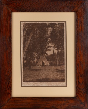 Edward S. Curtis (American, 1868-1952) Photograuve in Art & Crafts Frame
