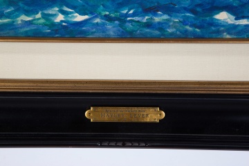 Richard Hayley Lever (American, 1876-1958) "Cloudy Day on the Ocean"