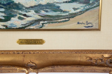 Richard Hayley Lever (American, 1876-1958) "Sea at Bay Head, New Jersey"