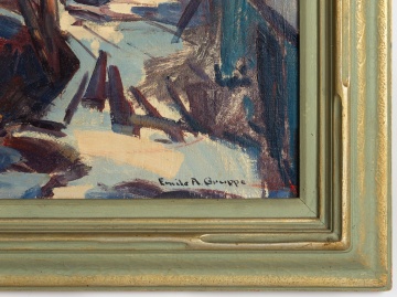 Emile A. Gruppe (American, 1896-1978) "Smith Cove in Winter"