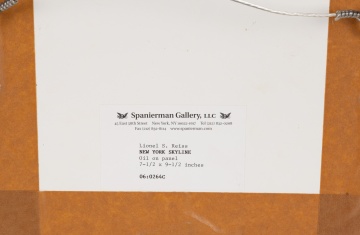 Two Lionel S. Reiss (Polish-American, 1894-1988) Works