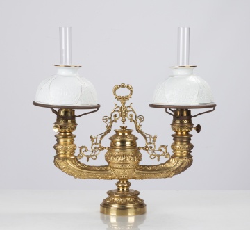 Plum & Atwood Double Student Lamp