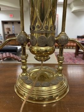 Edward Miller & Co. Double Student Lamp