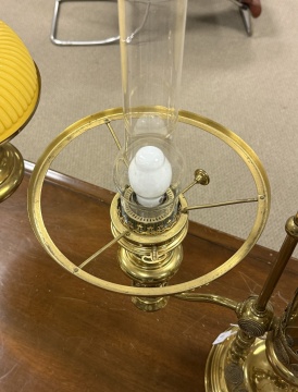 Edward Miller & Co. Double Student Lamp