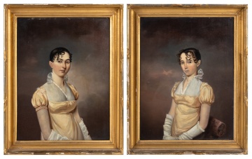 Pair of Neoclassical Portraits