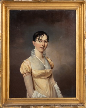 Pair of Neoclassical Portraits