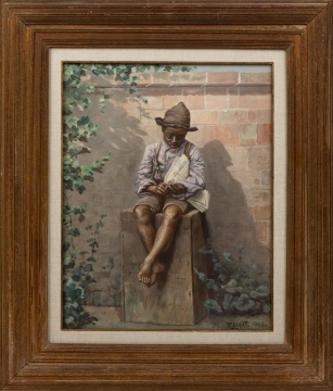 Wilson Marlatt (1837-1911) Newspaper Boy, 1903