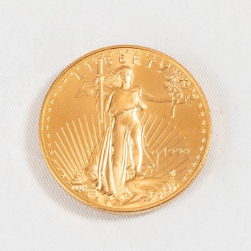 1999 $50 1 oz. American Gold Eagle Coin