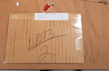 Lawrence H. Lebduska (American, 1894-1966) Rhinoceros, Chimpanzee, and Elephant