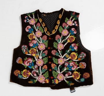 Ojibwe Floral Beaded Vest